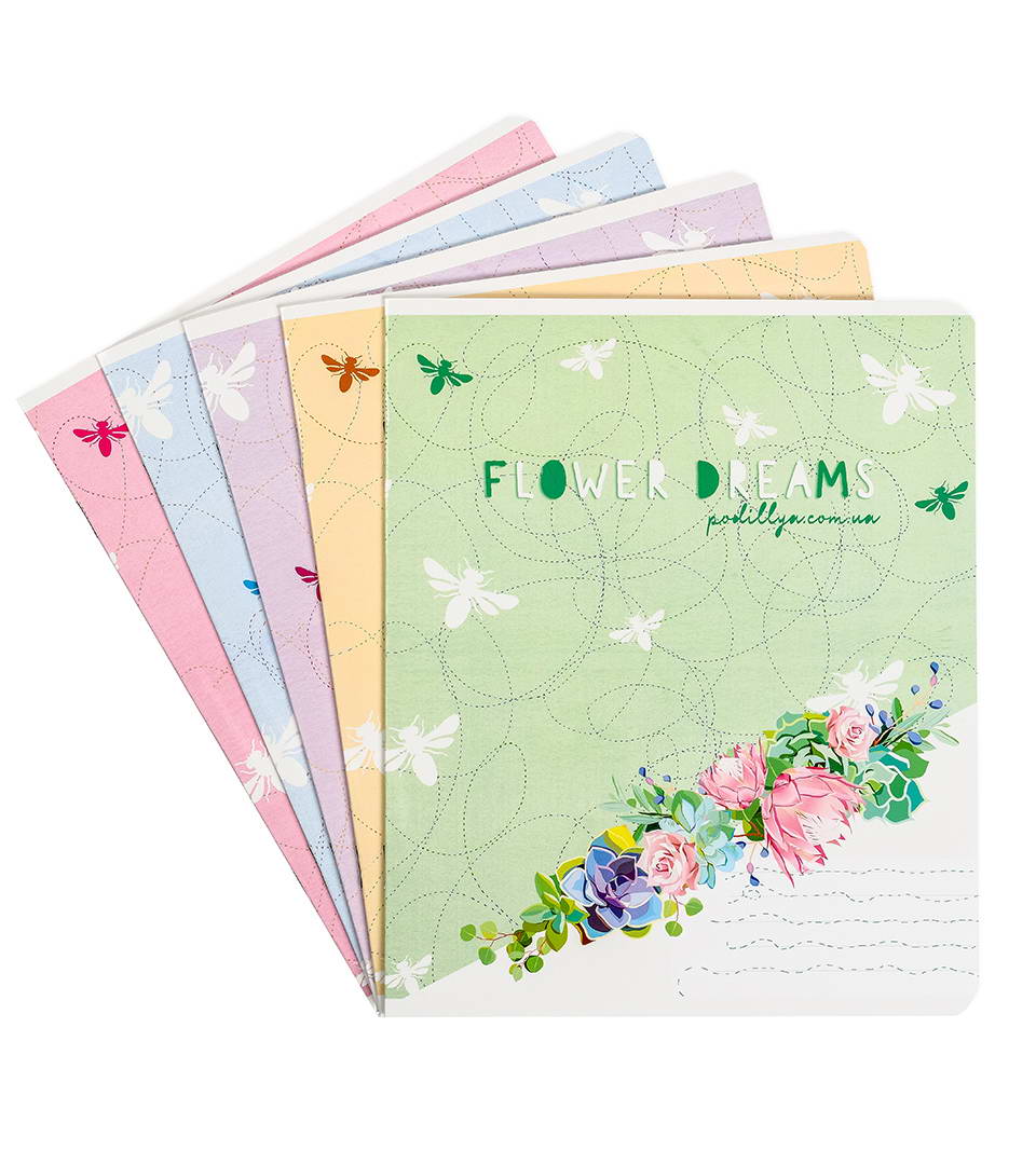 ЗОШИТИ ШКІЛЬНІ “Квіткові сни” фото 1