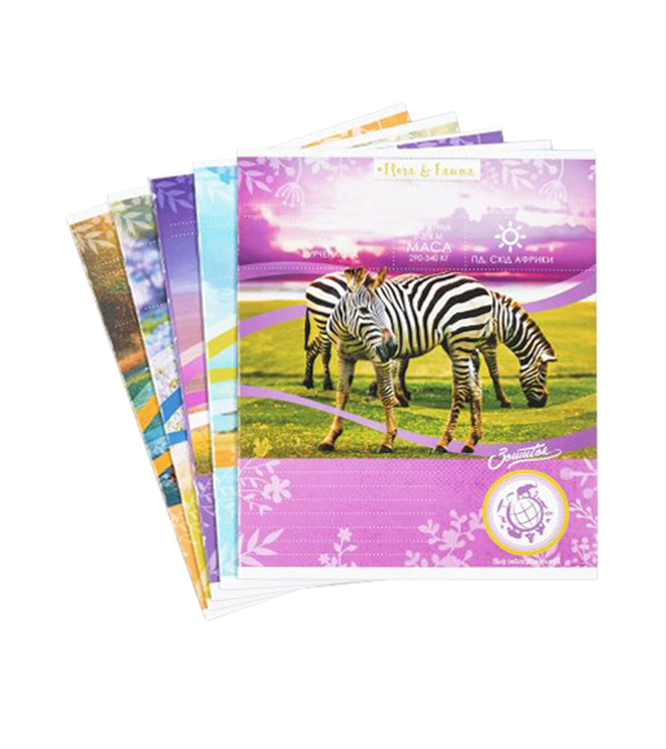 Зошити шкільні “Флора та фауна” фото 1