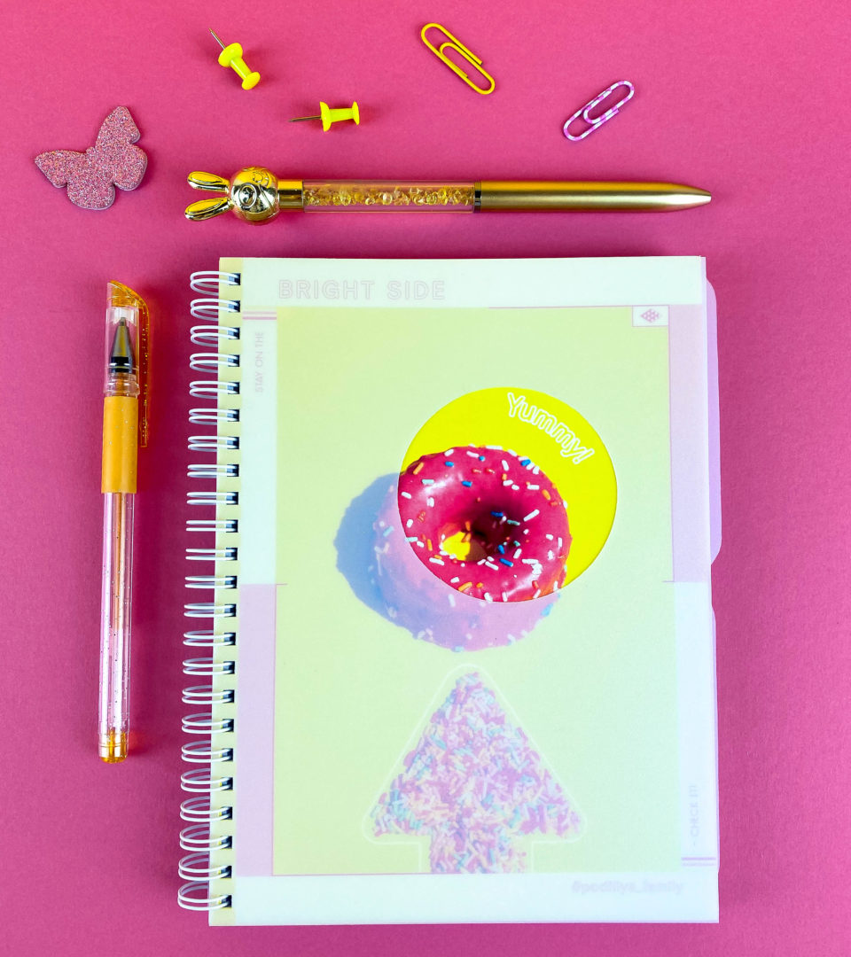 Блокнот А5 з пластиковою обкладинкою “Будь яскравим” фото 2