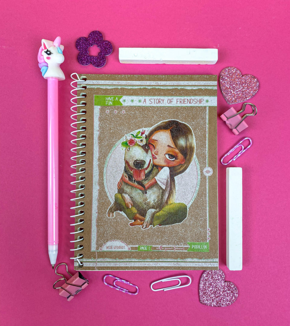 Блокнот А6 крафт “Історія про дружбу” фото 3