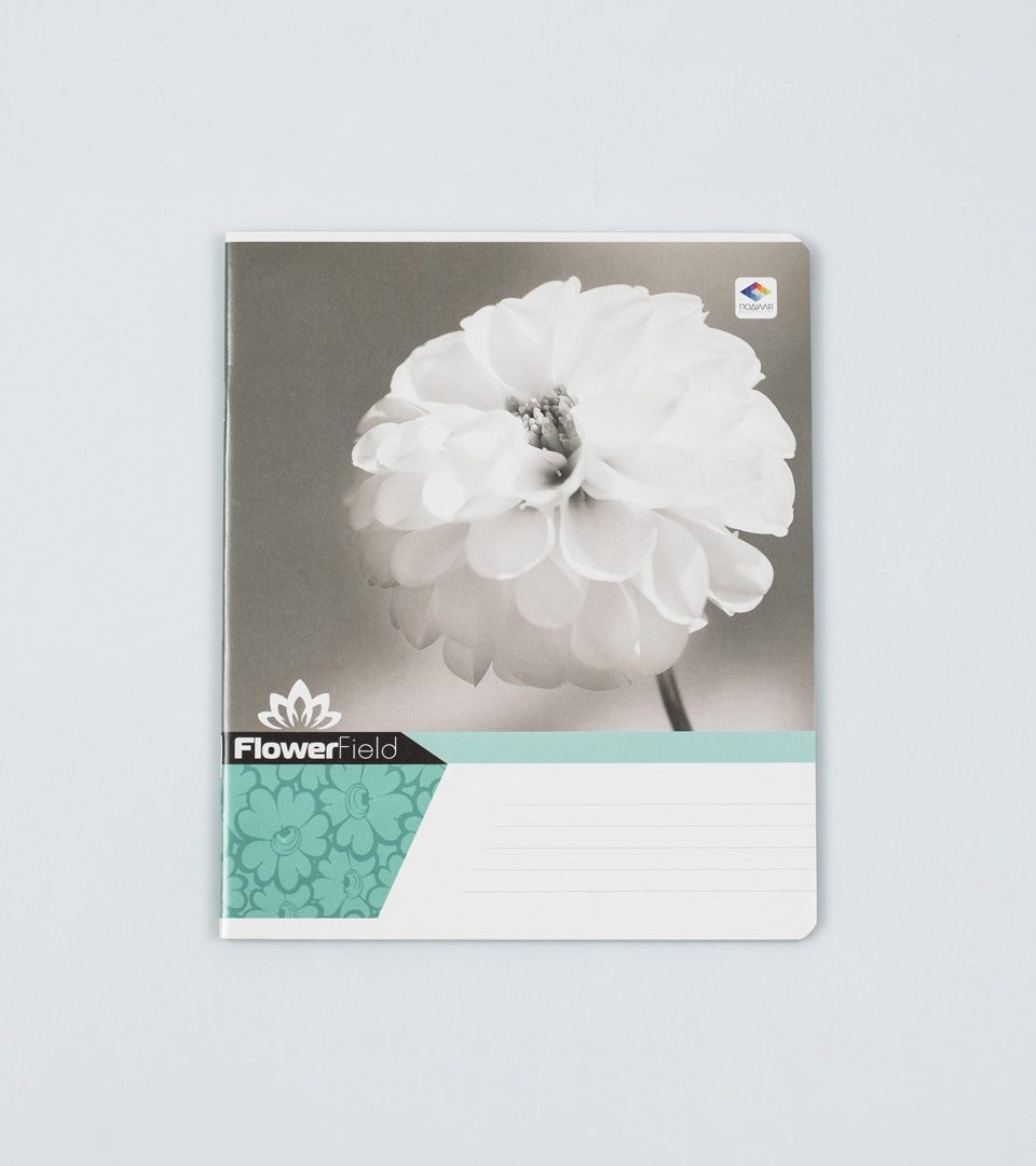 Зошити загальні “Ч/Б квіти” фото 3