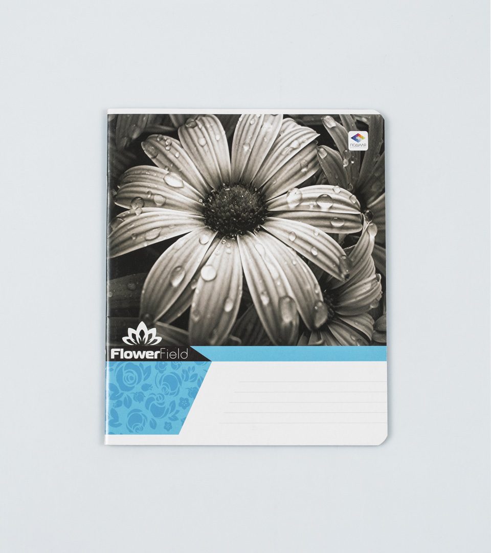 Зошити загальні “Ч/Б квіти” фото 6