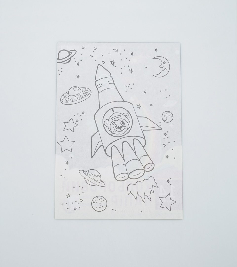 Двосторонній кольоровий папір “Космічні пригоди” фото 10