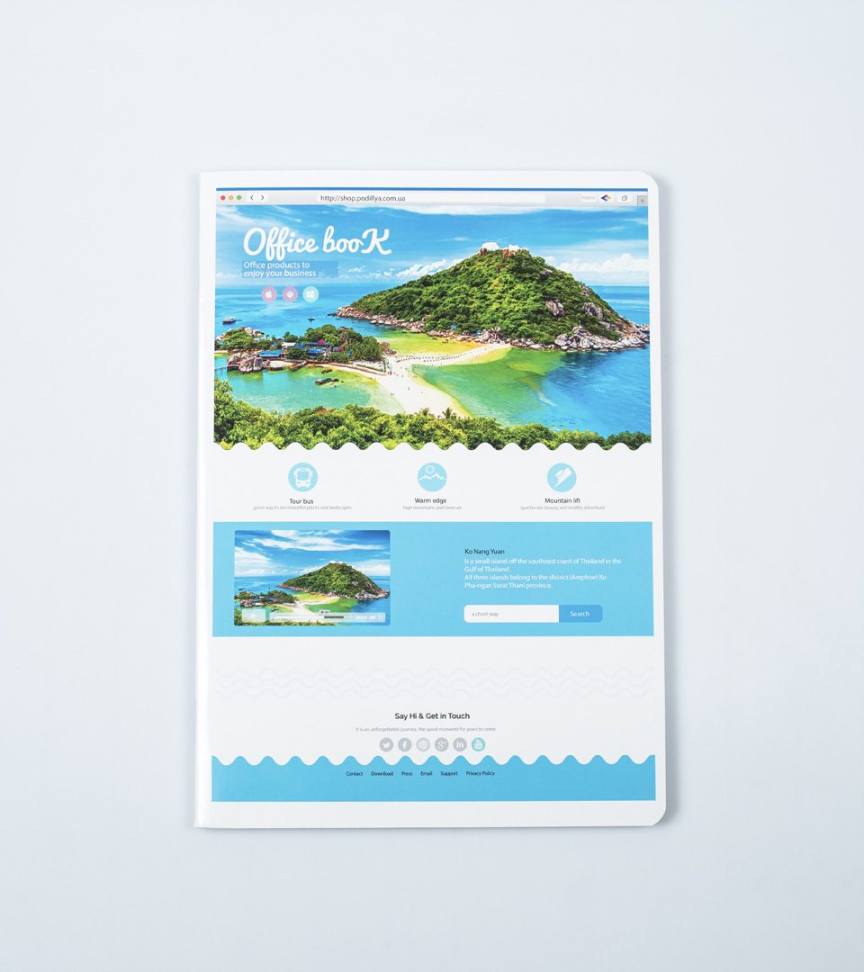 Зошит офісний А4 “Краєвиди” фото 2