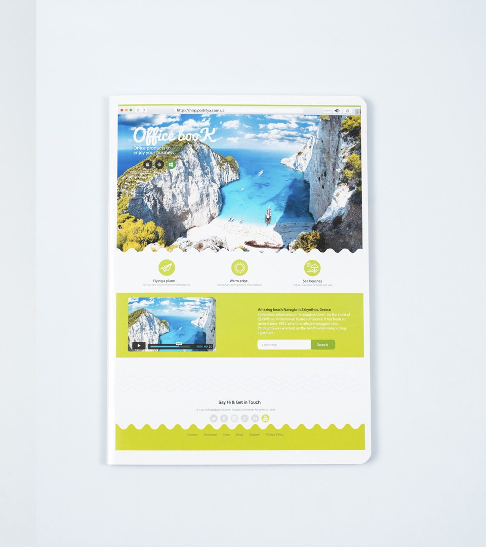 Зошит офісний А4 “Краєвиди” фото 4