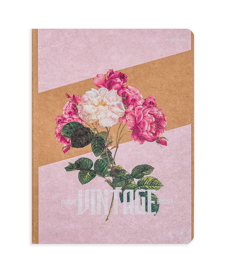 Блокнот А5 крафт м’яка обкладинка “Вінтаж” фото 3