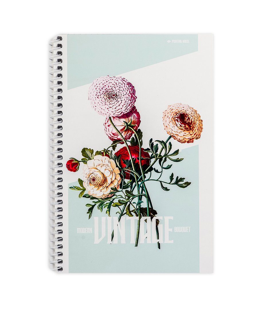 Блокнот А5 “Вінтажний букет” фото 2