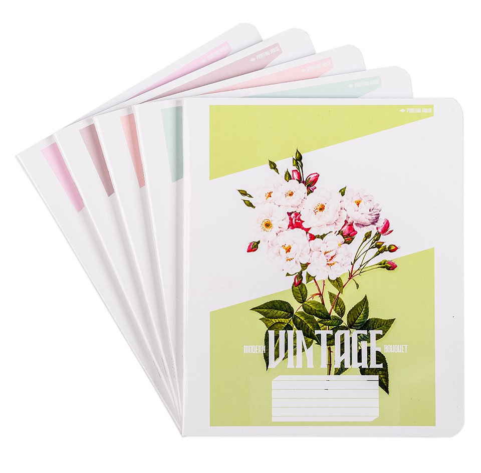 Зошити загальні “Вінтажний букет” фото 1