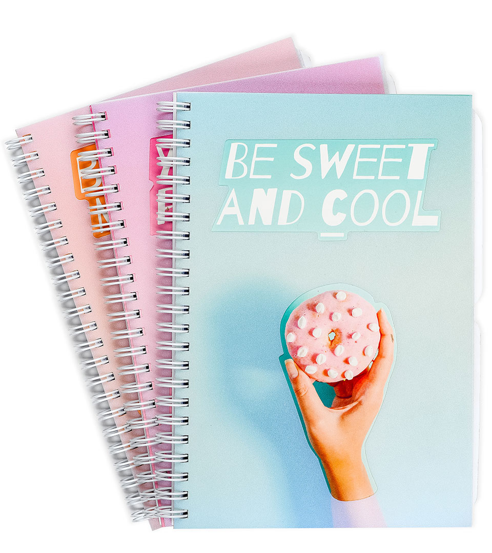 Блокнот А5 з пластиковою обкладинкою “Твій день” фото 1