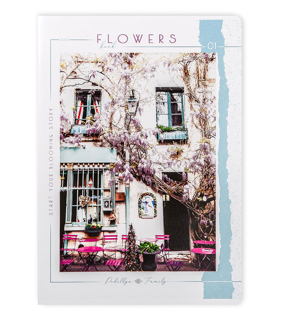 Зошит офісний А4 “Квіткова книга” фото 2