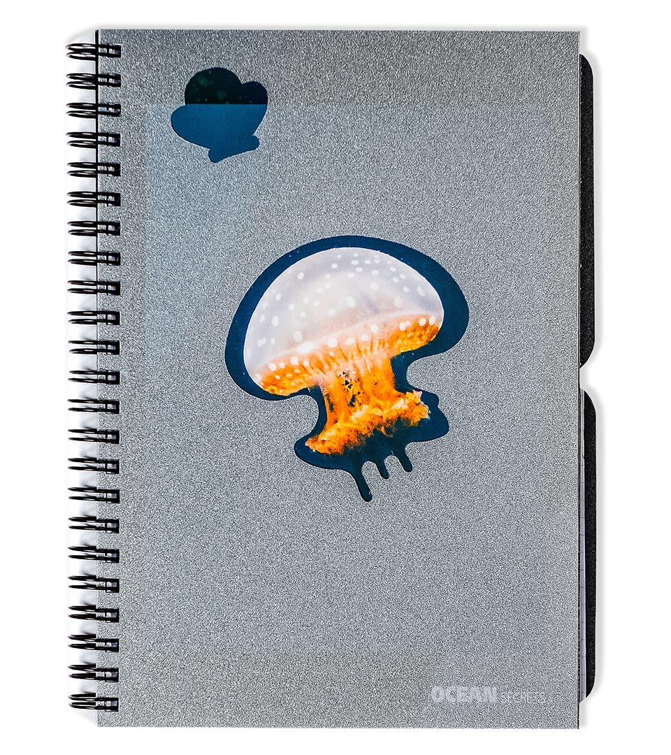 Блокнот А5 з пластиковою обкладинкою “Медузи” фото 2
