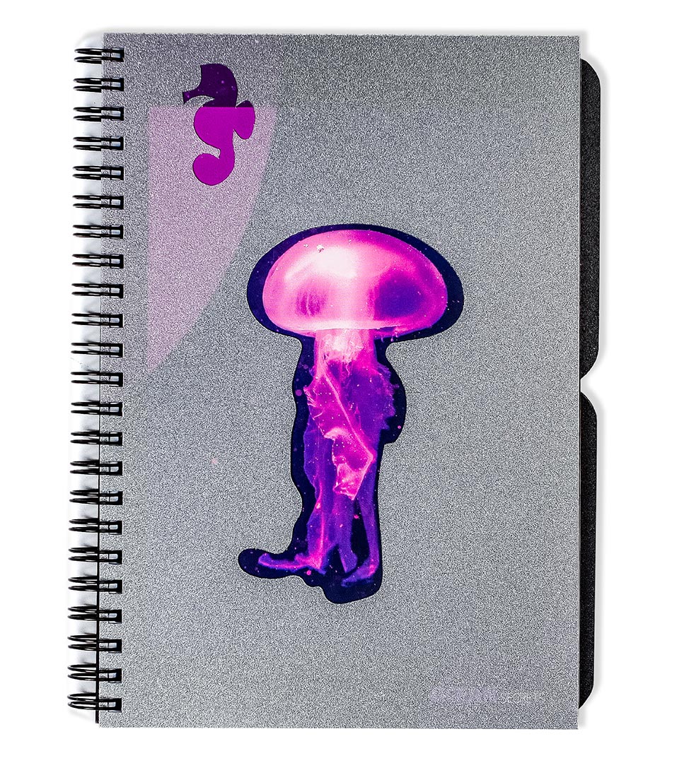 Блокнот А5 з пластиковою обкладинкою “Медузи” фото 4