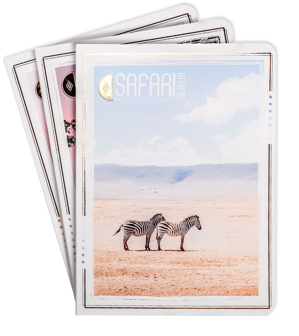 Блокнот А5 м’яка обкладинка “Сафарі” фото 1