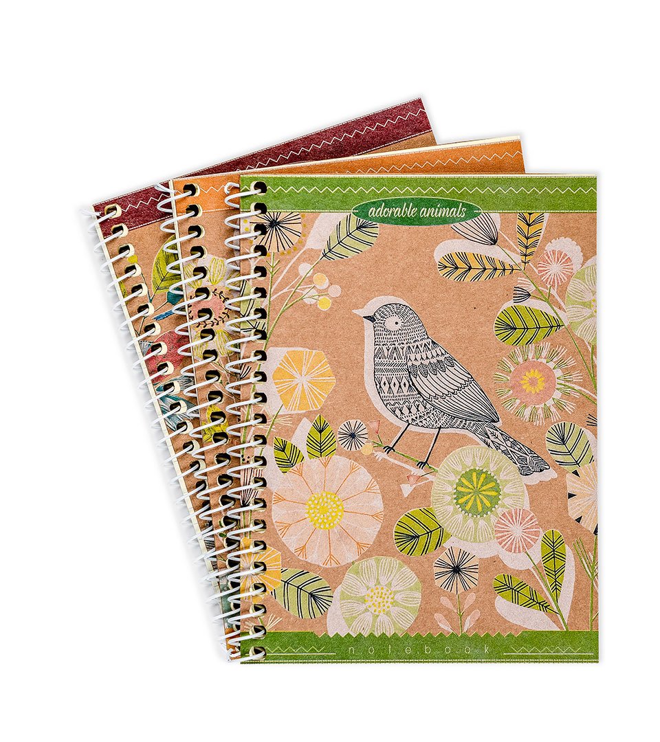 Блокнот А6 крафт “Звірі” фото 1