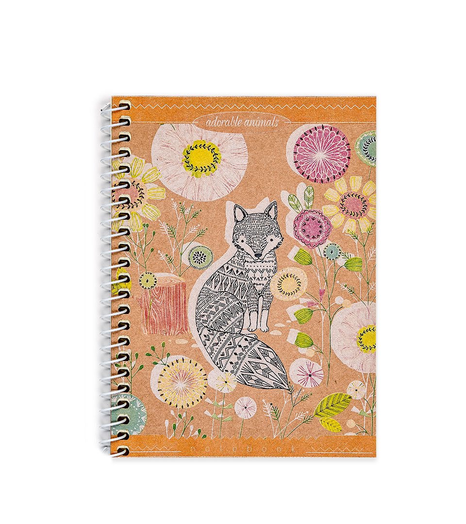 Блокнот А6 крафт “Звірі” фото 3