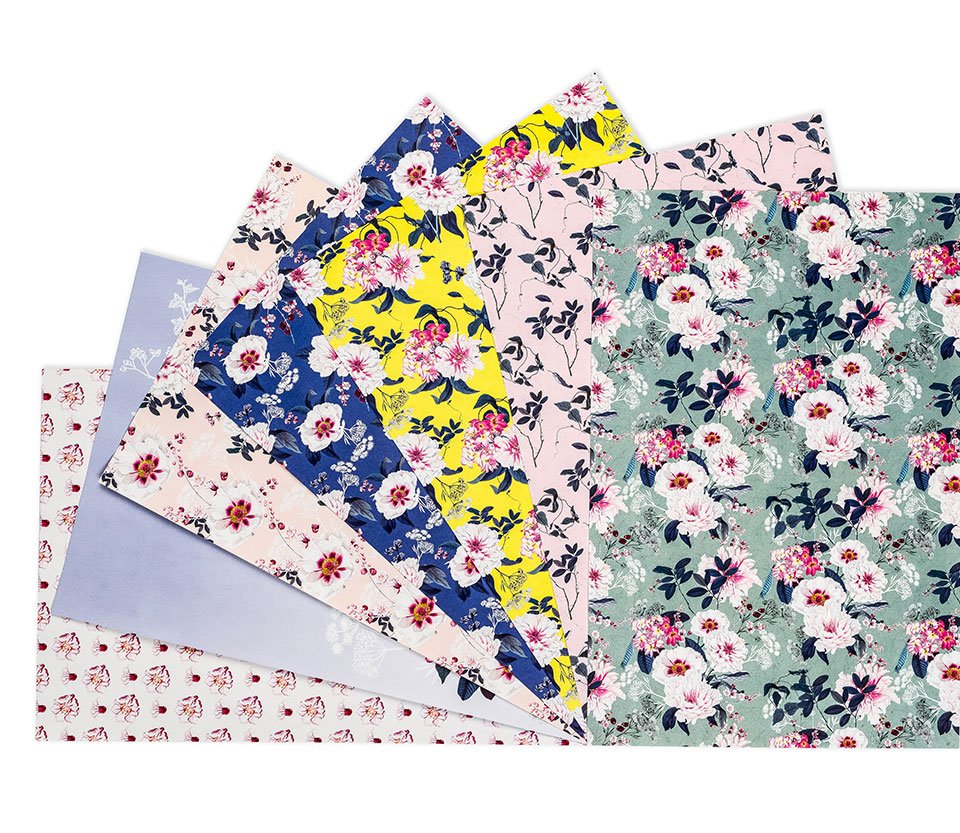 Папір для скрапбукінгу “Квіти” фото 2