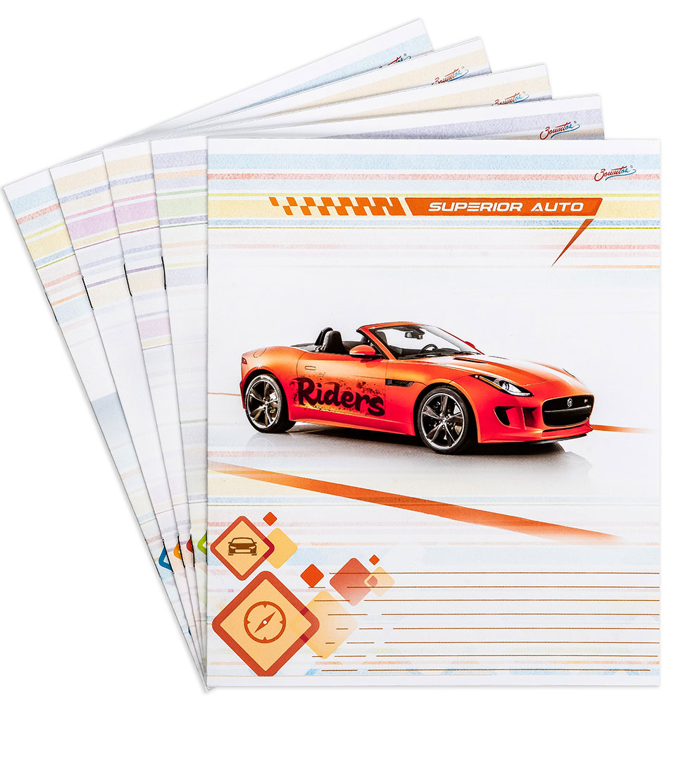 Зошити шкільні “Чудові авто” фото 1