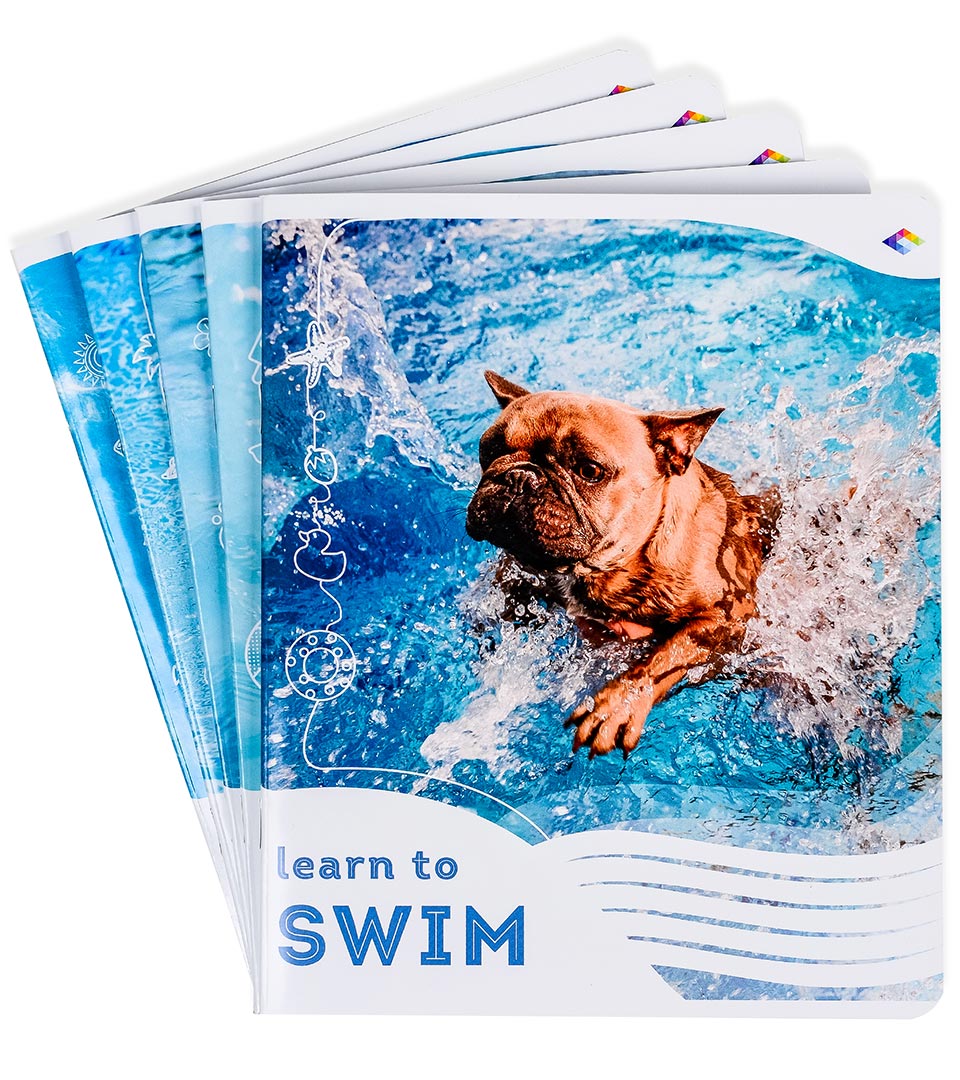 Зошити шкільні “Вчися плавати” фото 1