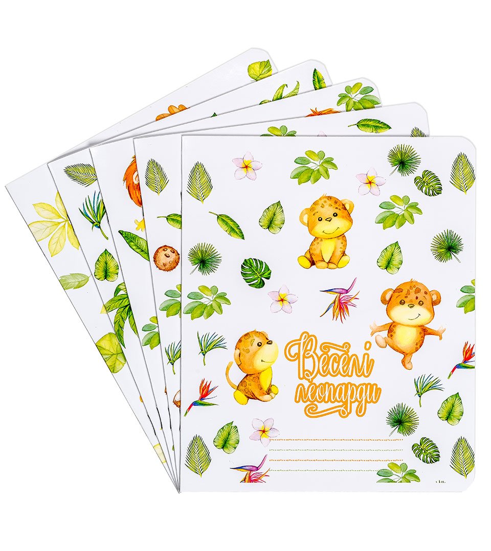 ЗОШИТИ ШКІЛЬНІ “Веселі тварини” фото 1