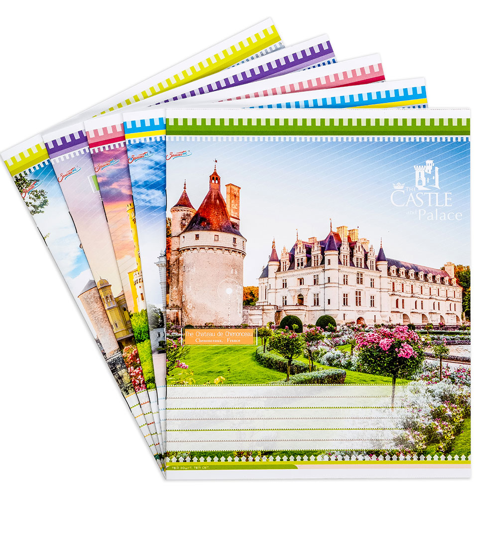 Зошити шкільні “Замки і палаци” фото 1