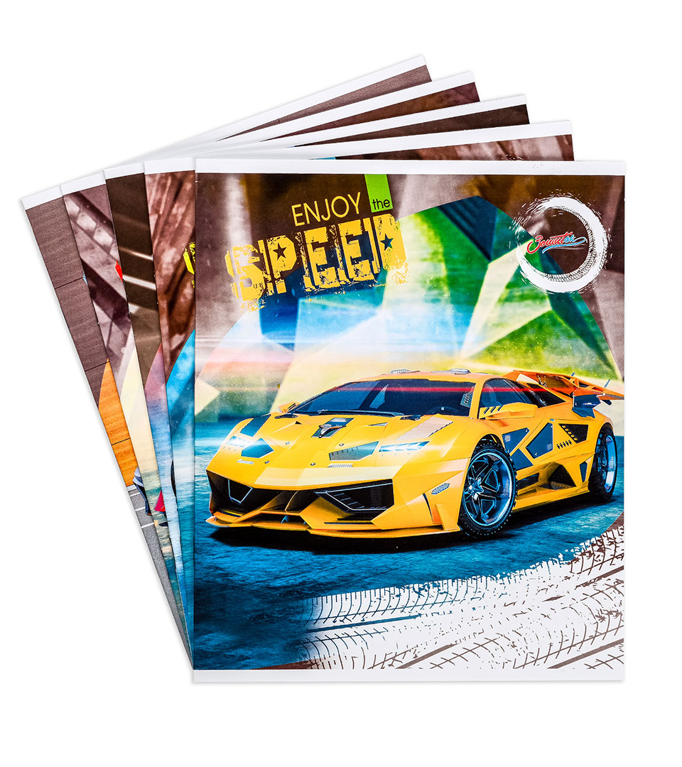 Зошити шкільні “Зливайся зі швидкістю” фото 1