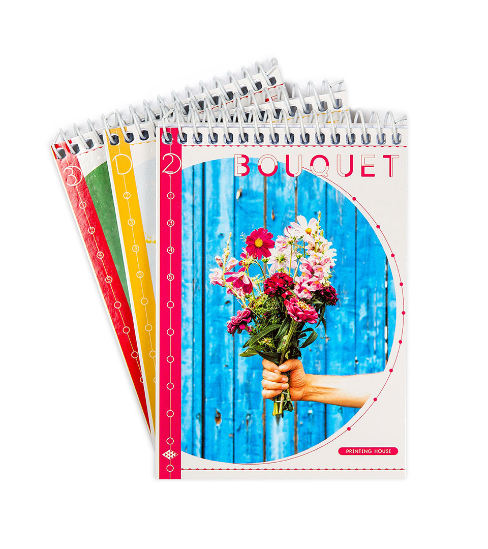 Блокнот А6 “Квітковий букет” фото 1