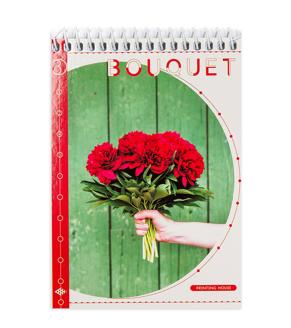 Блокнот А6 “Квітковий букет” фото 4