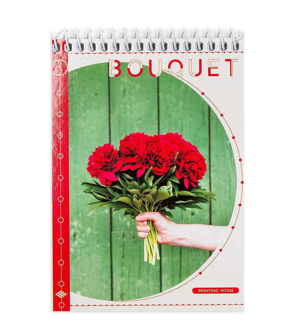 Блокнот А6 “Квітковий букет” фото 4