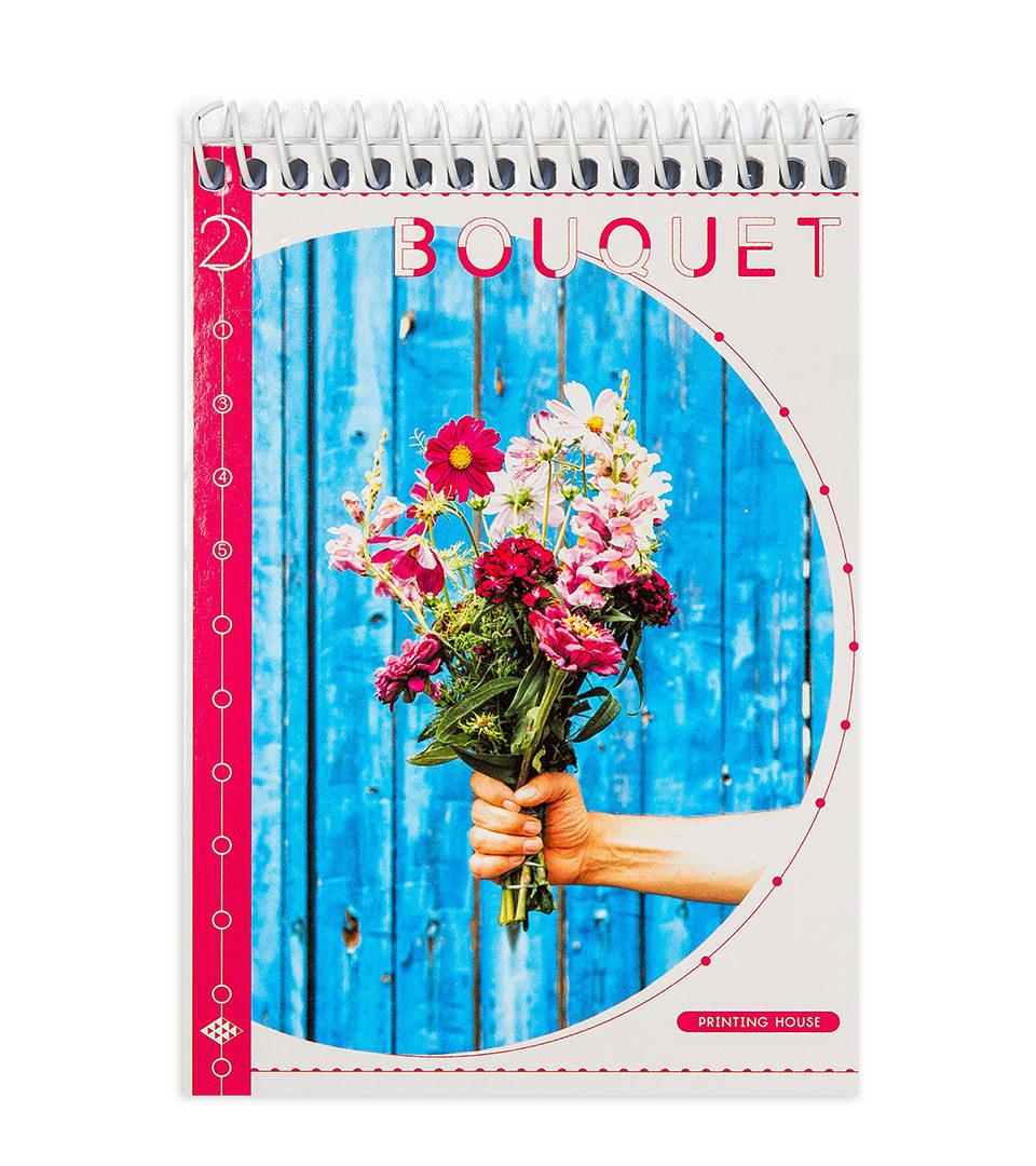 Блокнот А6 “Квітковий букет” фото 2