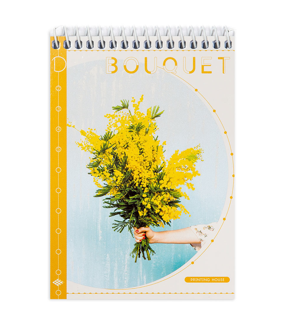 Блокнот А6 “Квітковий букет” фото 3