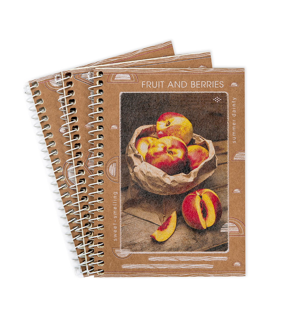Блокнот А6 крафт “Літні ласощі” фото 1