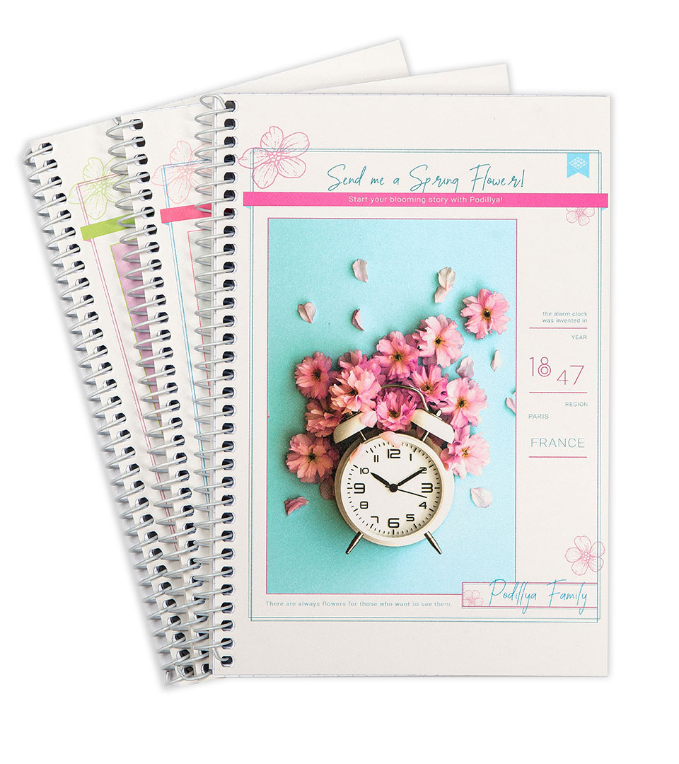 Блокнот А5 “Весняні квіти” фото 1