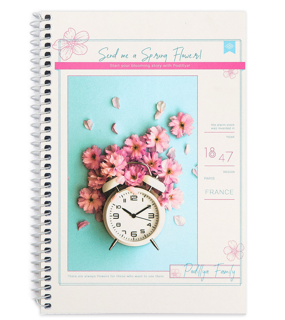 Блокнот А5 “Весняні квіти” фото 2