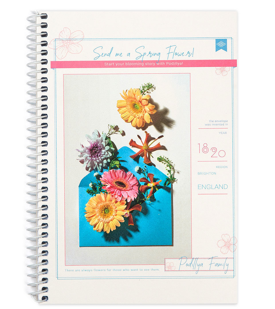 Блокнот А5 “Весняні квіти” фото 3