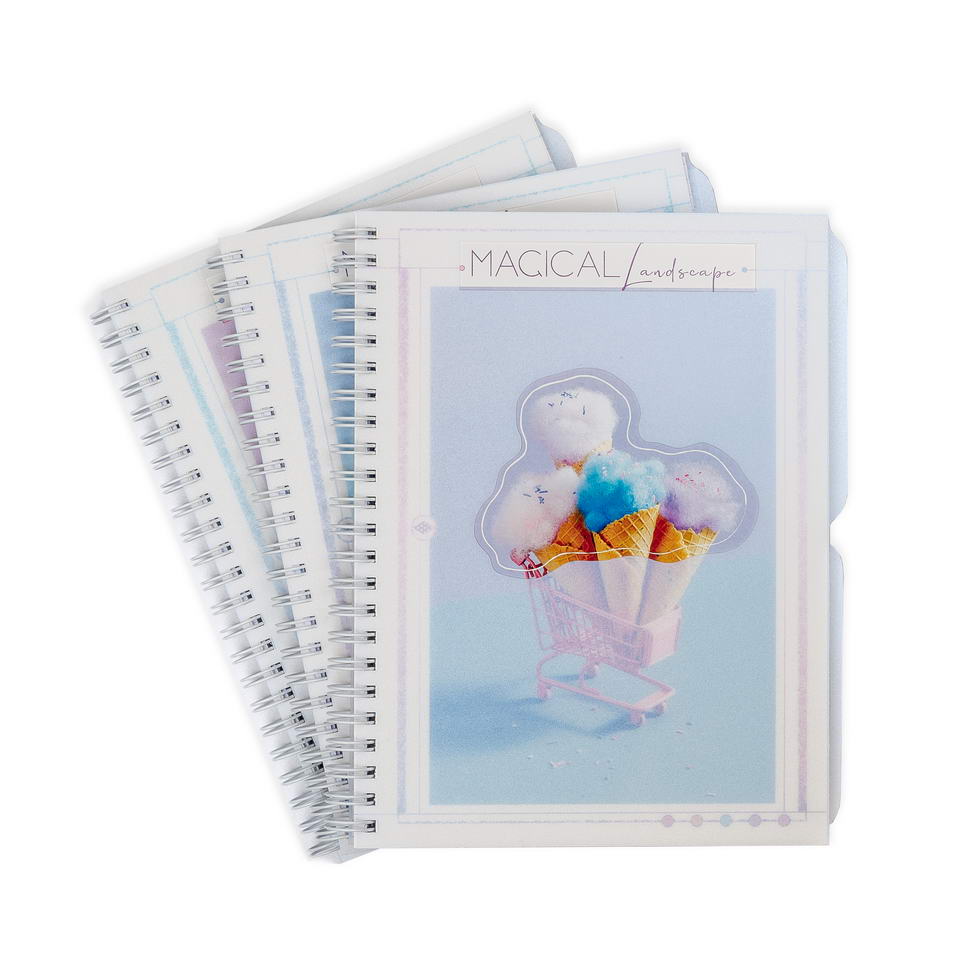 Блокнот А5 з пластиковою обкладинкою “Чарівний пейзаж” фото 1