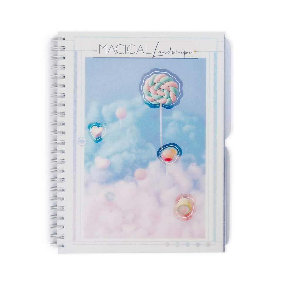 Блокнот А5 з пластиковою обкладинкою “Чарівний пейзаж” фото 4