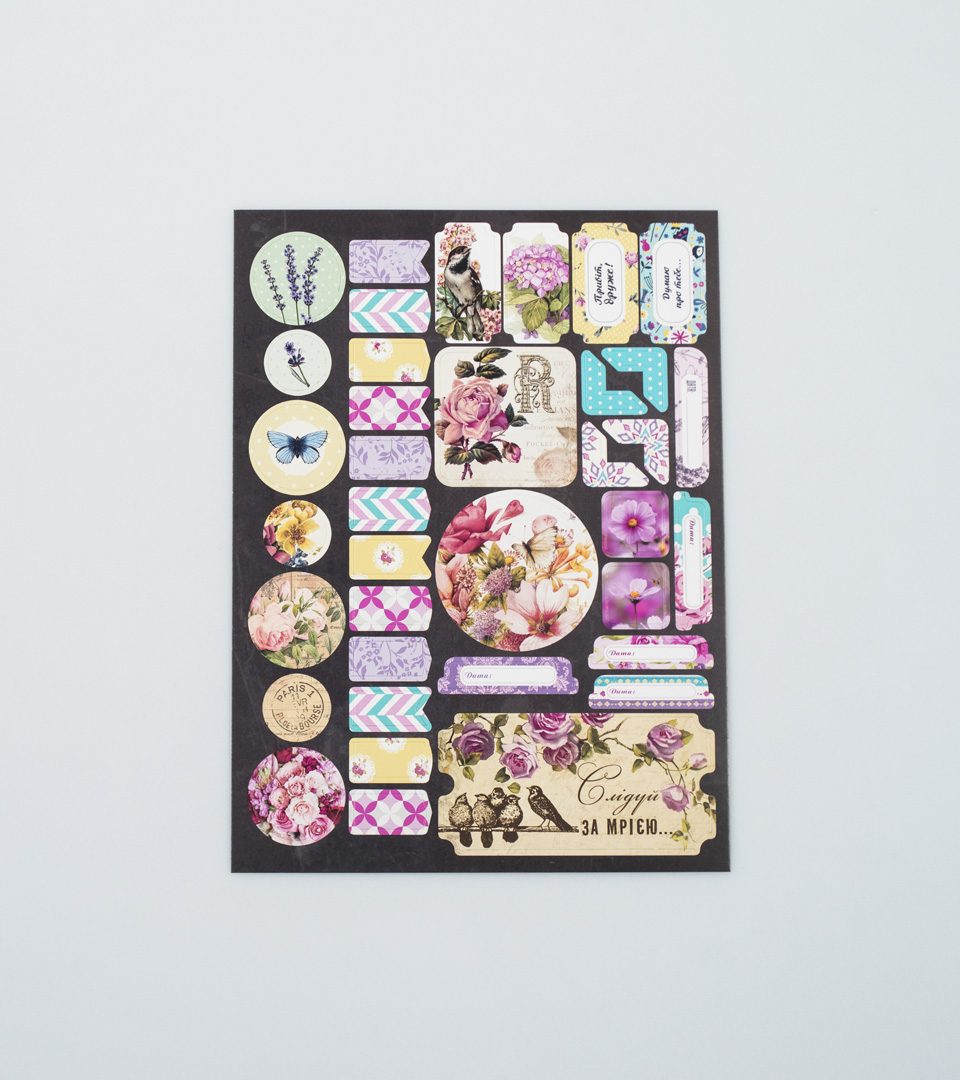 Набір висічок на картоні “Романтична історія” фото 3