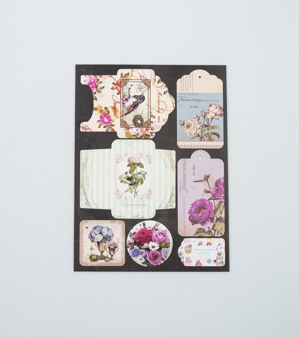 Набір висічок на картоні “Романтична історія” фото 4