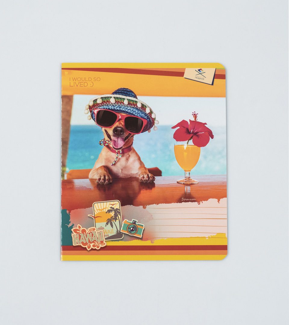 Зошити шкільні “Собачка на пляжі” фото 6