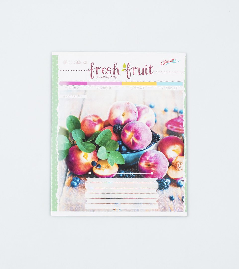 Зошити шкільні “Свіжі фрукти” фото 3