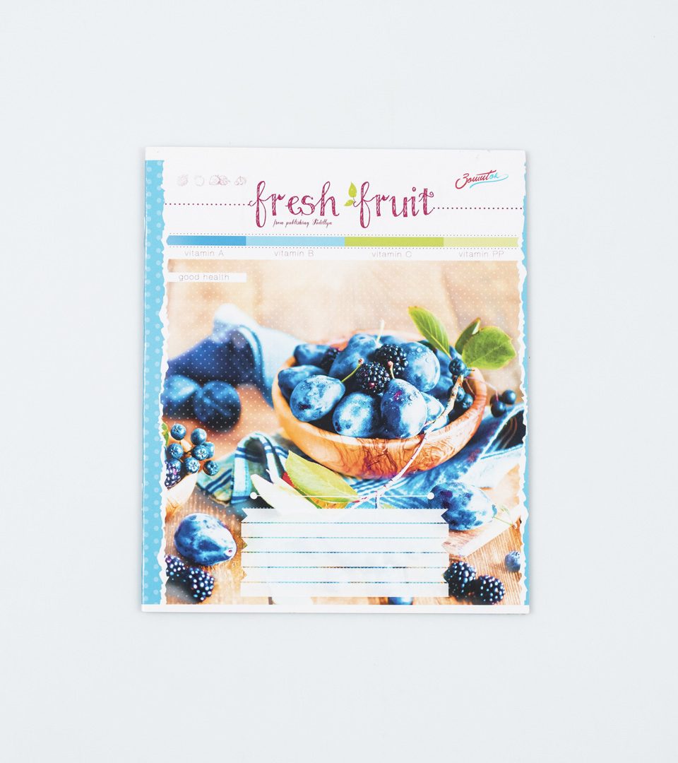 Зошити шкільні “Свіжі фрукти” фото 5
