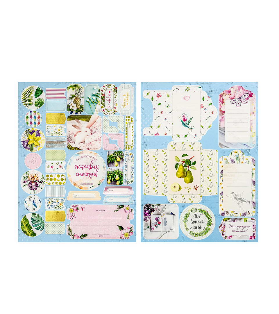 Набір висічок на картоні “Літня колекція” фото 2