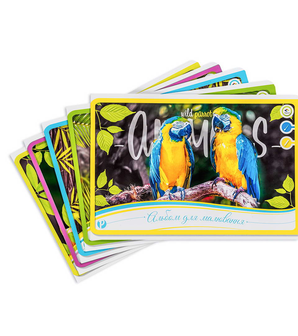 Альбом для малювання “Дикі папуги” фото 1