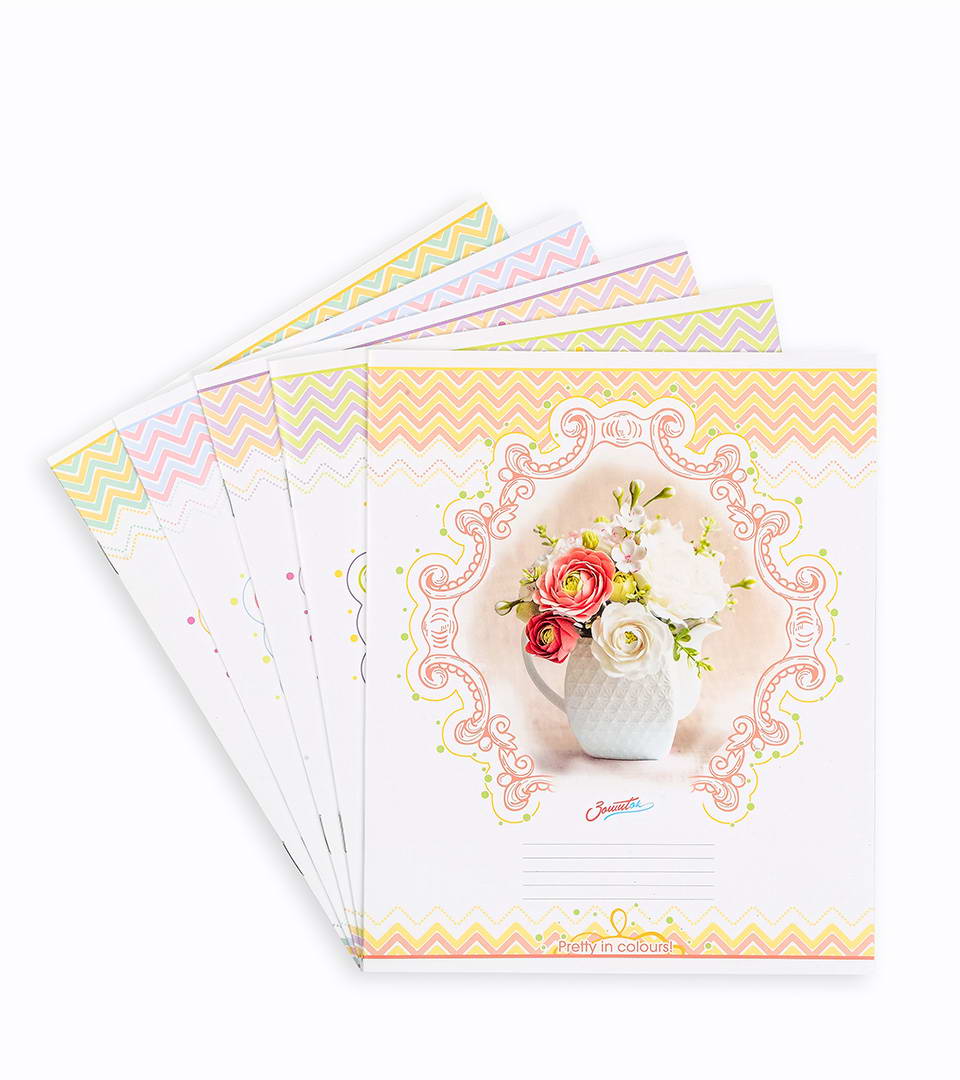 Зошити шкільні “Квіти” фото 1