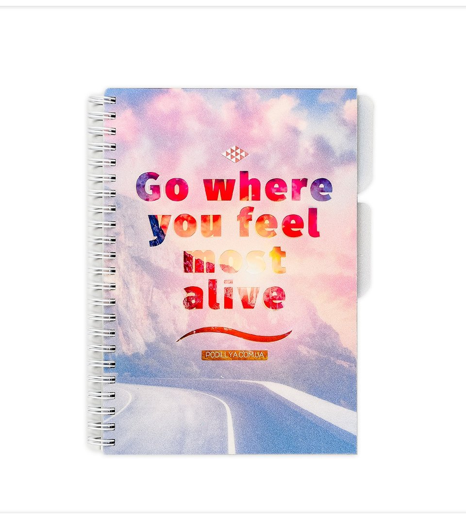 Блокнот А5 з пластиковою обкладинкою “Відчуй свободу” фото 3