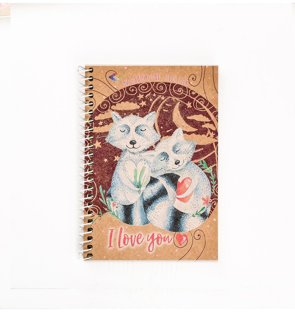 Блокнот А6 крафт “Парочки” фото 2