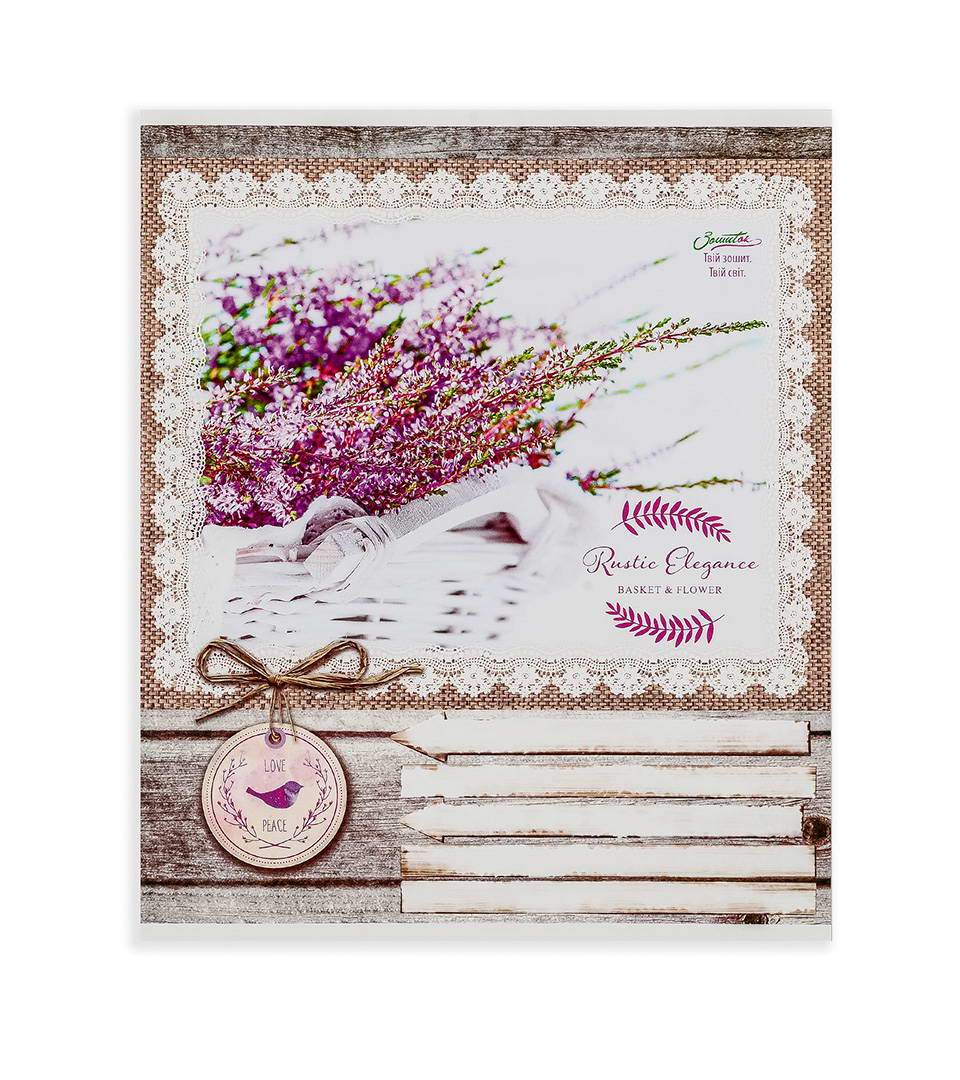 Зошити шкільні “Квіти у корзинах” фото 5