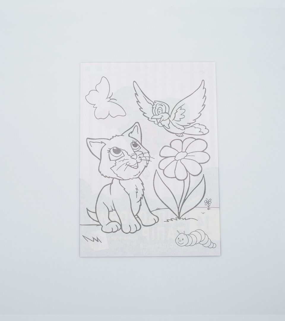 Двосторонній кольоровий папір “Закохані котенята” фото 10